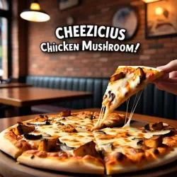 Chicken Mushroom Pizza